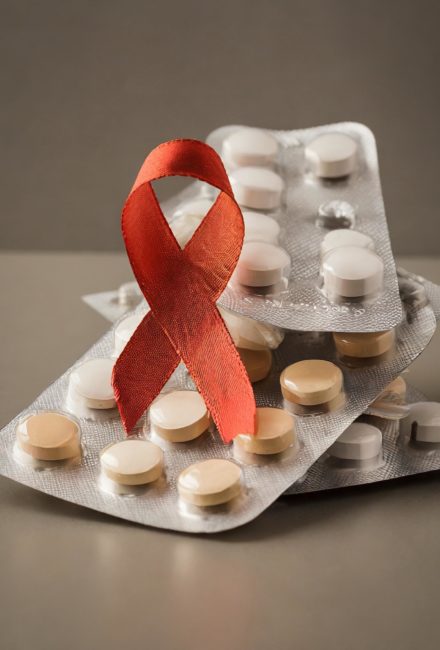 Tablettenblister AIDS-Ribbon