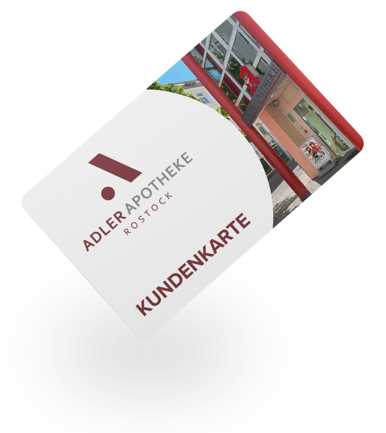 Kundenkarte der Adler Apotheke Rostock